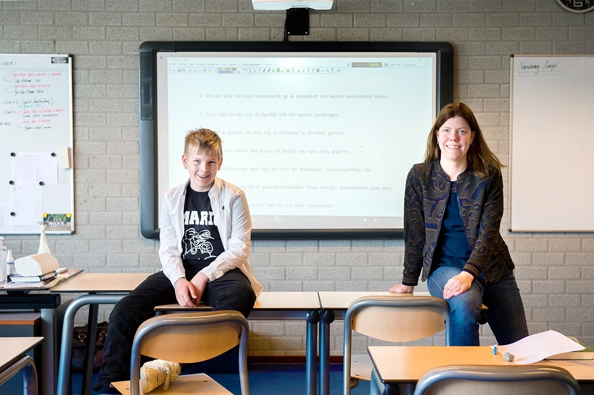 Fedde en Paulien Kluskens van Sint Ursula.